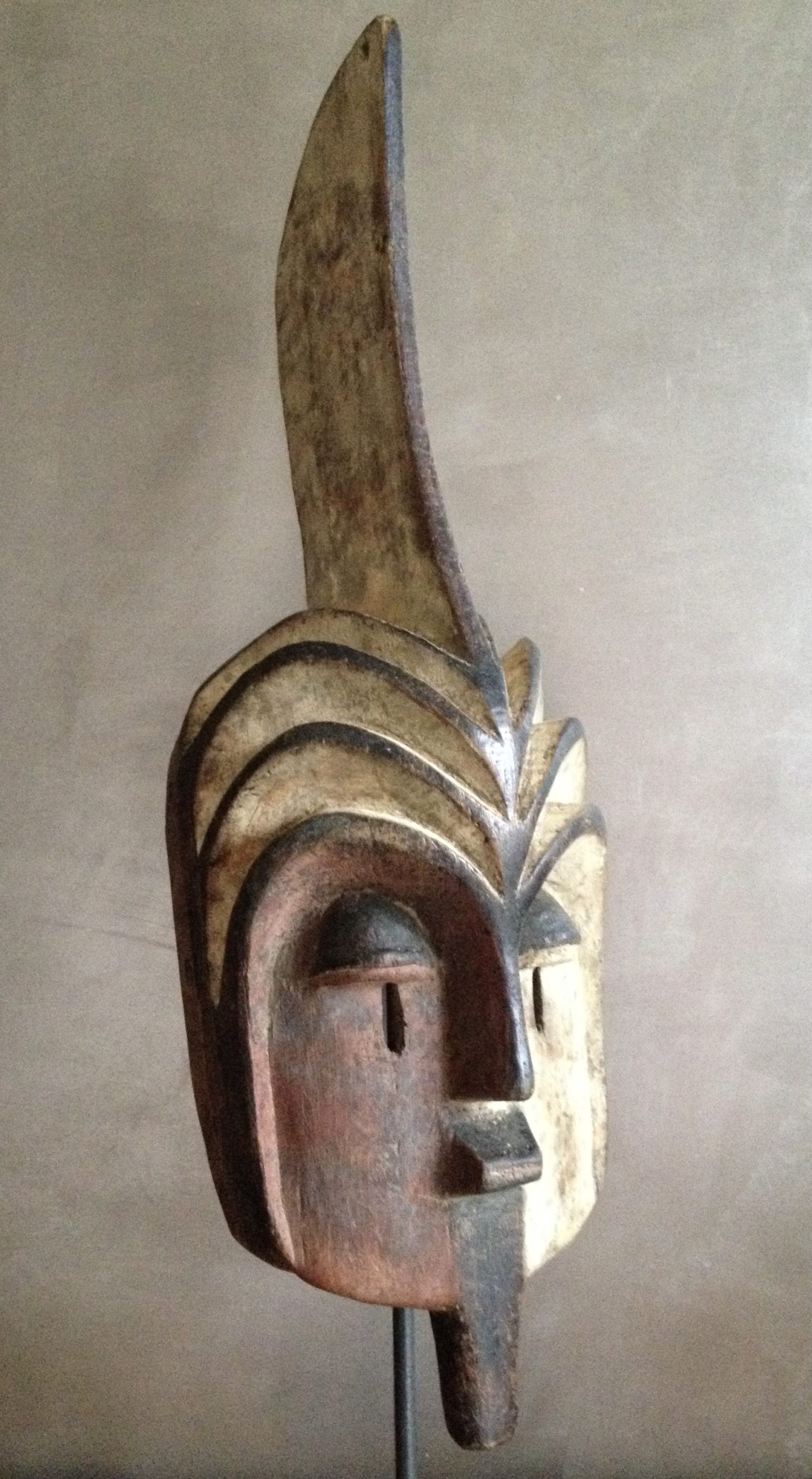 Masque heaume Emboli , Kota, Gabon