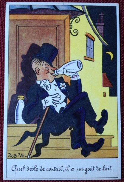 Vintage Carte Postal Rob-Vel - 2